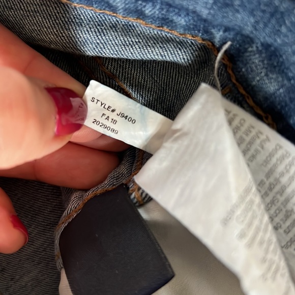 Madewell 10” high rise skinny jeans drop step hem edition - Picture 3 of 6